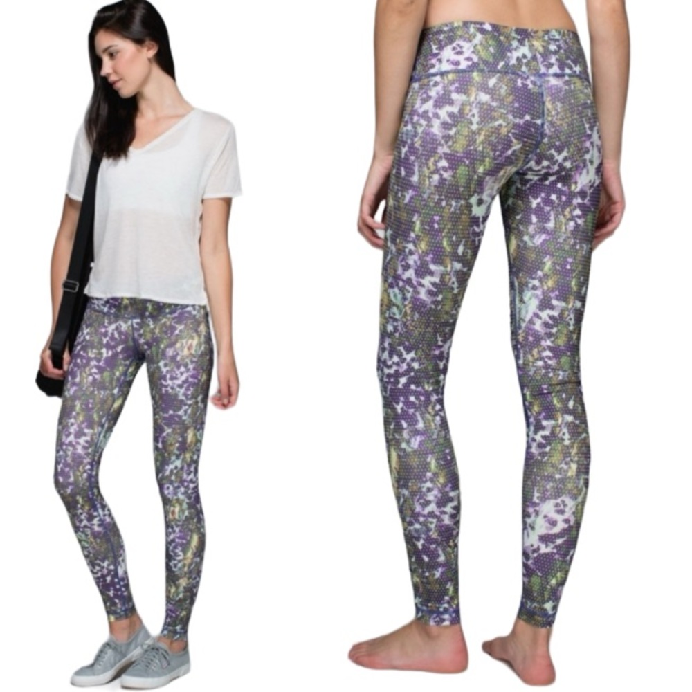 Lululemon Iris Flower Wunder Under Pant